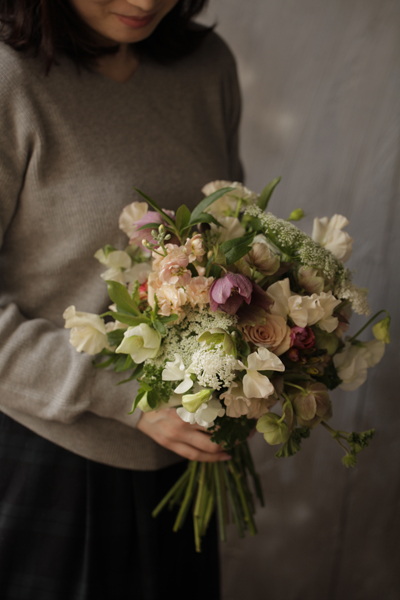 クリスマスローズのブーケ