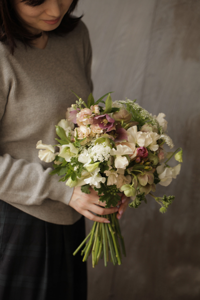 クリスマスローズのブーケ