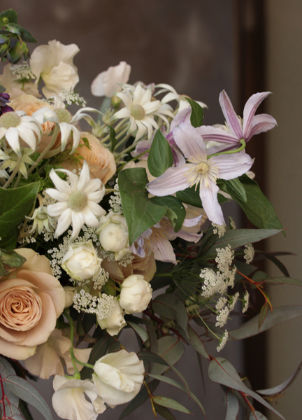 フランネルフラワーのフレームブーケ