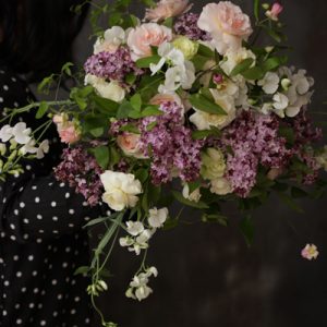 ライラックのウェディングブーケ