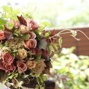 テナチュールのクラッチブーケ