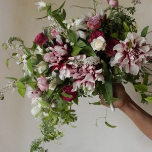 ダリアのデザインブーケ