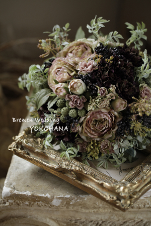 アーティフィシャルフラワーのブーケ