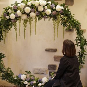 ウェディングアーチ装飾