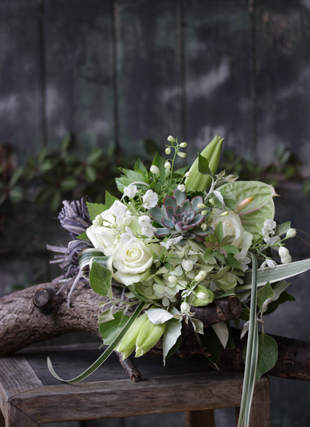 多肉植物のブーケ