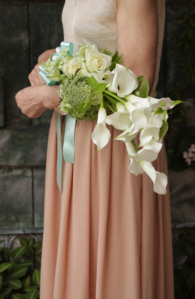 カラーのアームブーケ