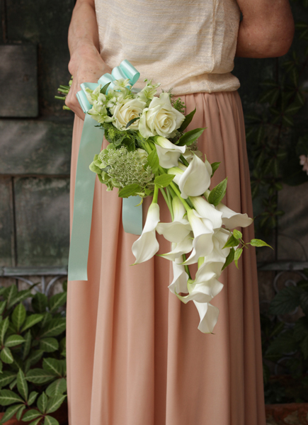 カラーのアームブーケ