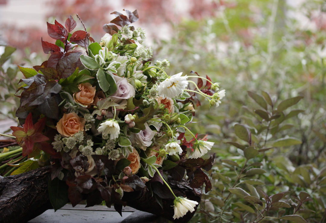 紅葉のブーケ