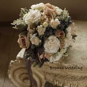 アンティークアートフラワーのブーケ