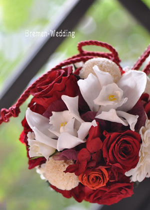 プリザーブドボールブーケ