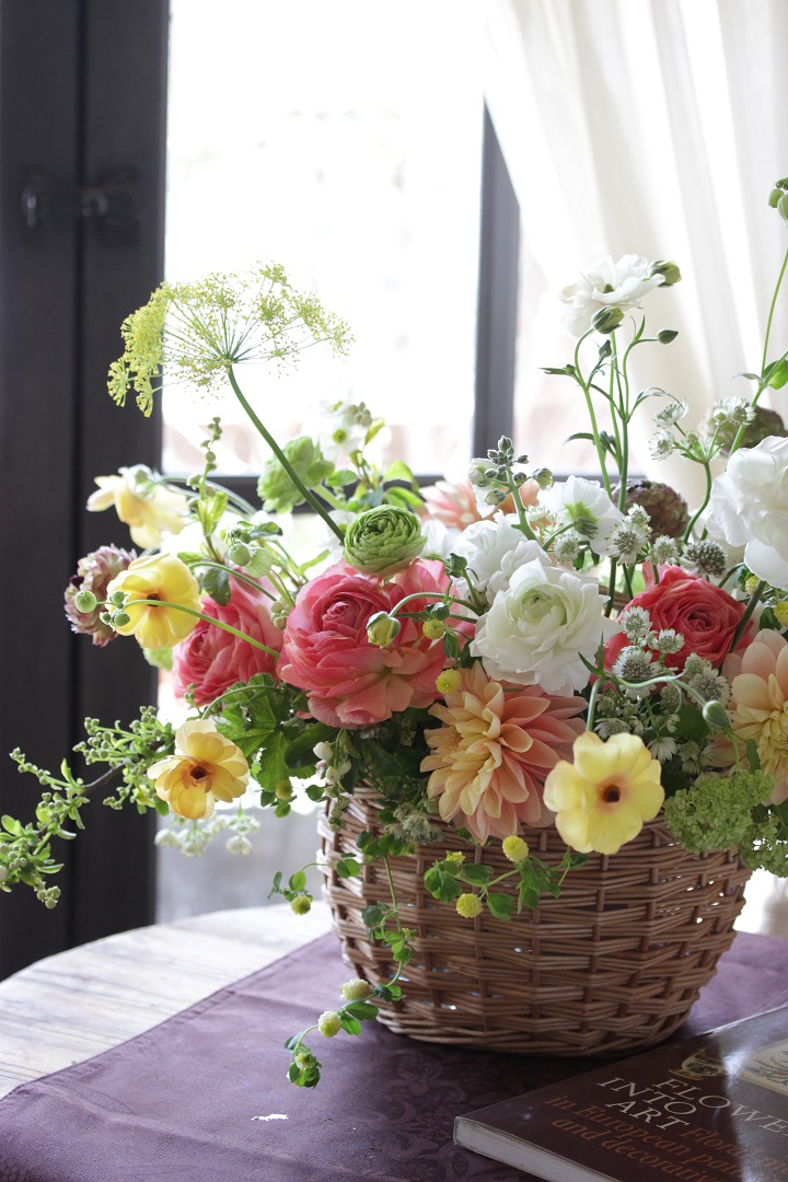 バスケットブーケ