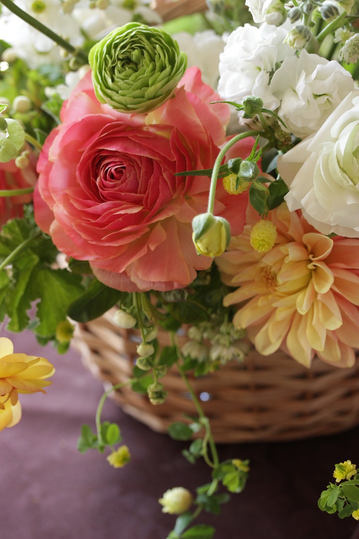 バスケットブーケ