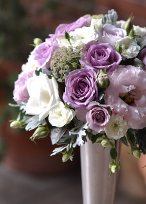 スモーキーなラウンドブーケ