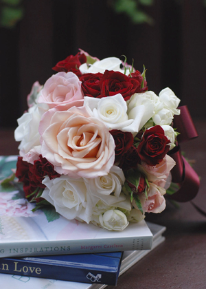 トワサンセットのクラッチブーケ