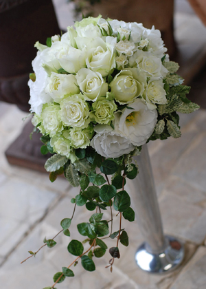 バラのデザインブーケ