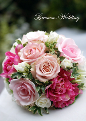 チューリップのラウンドブーケ