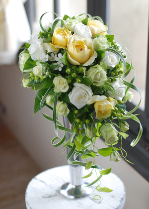 パステルイエローのブーケ