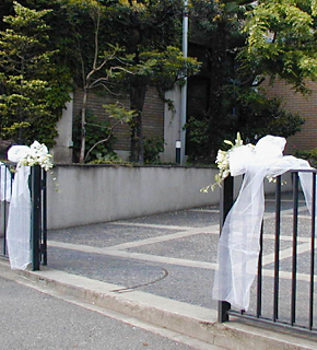 入口のデコレーション