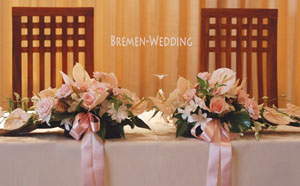 アンスリュームのアレンジメント