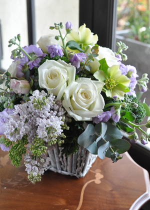 ライラックのアレンジメント