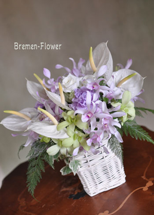 アンスリュームのアレンジメント