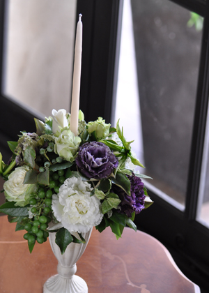 キャンドルアレンジメント