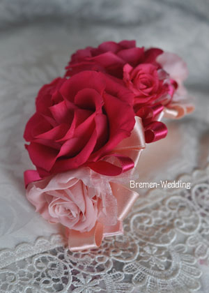 バラのバレッタ