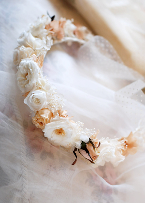 バラのフラワークラウン