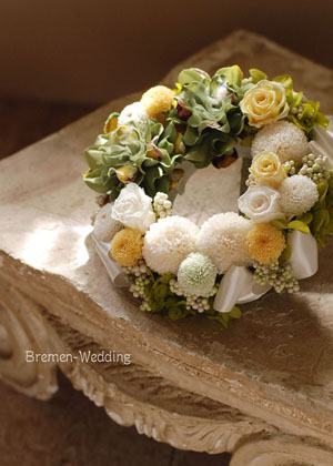 和風リースアレンジメント