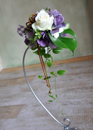 かんざしの和装ブーケ