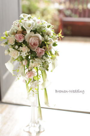 カラーのナチュラルブーケ