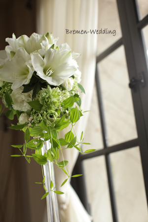 アマリリスのモダンブーケ