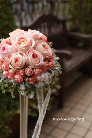 バラのデザインブーケ