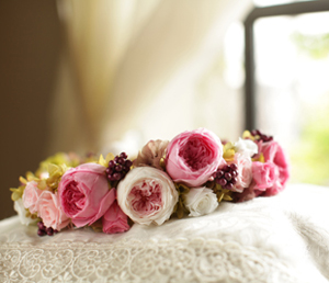 オールドローズの花冠