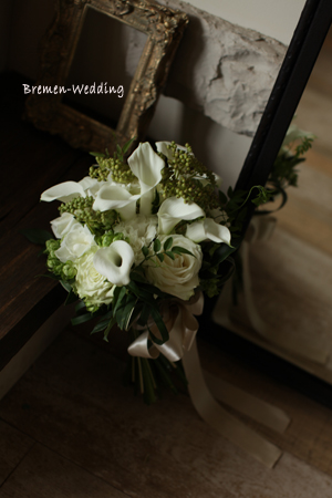 カラーのナチュラルブーケ