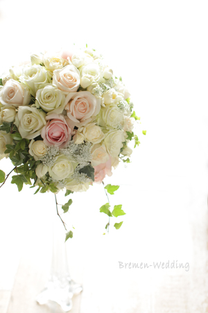 シュガーピンクのブーケ