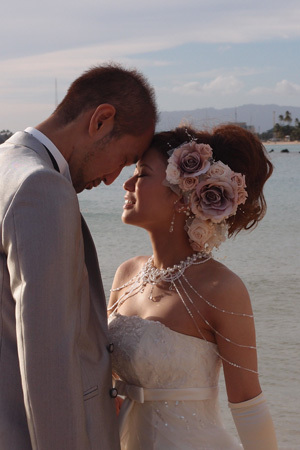 海外ウェディングにも