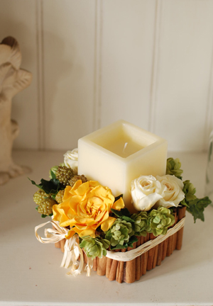 シナモンの器に