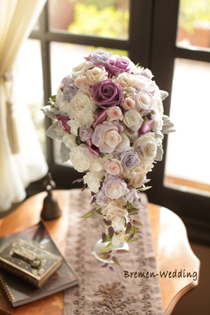 パステル色のキャスケード