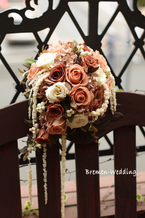 紅茶色のブーケ