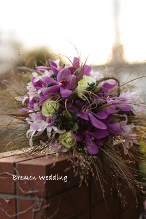 洋らん「モカラ」のブーケ