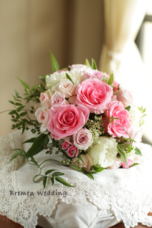 バラのナチュラルブーケ