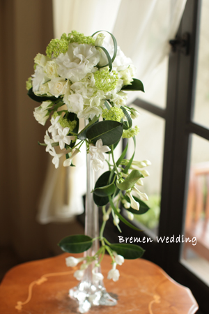 ステファノティスのウェディングブーケ