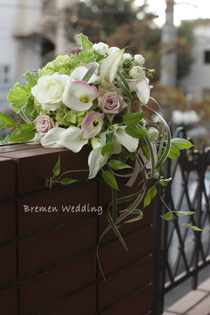 カラーのデザインブーケ