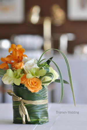 葉ものの器を使って