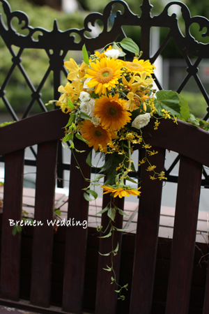 ひまわりのブーケ