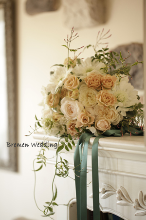 バラのクラッチブーケ