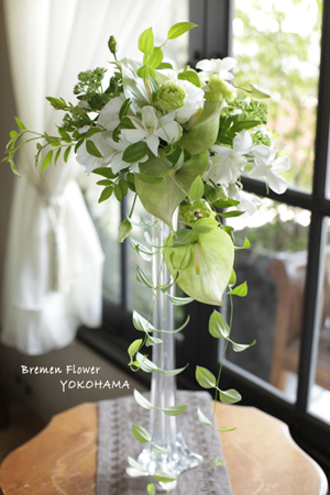 アンスリュームのブーケ