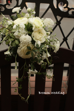 ラナンキュラスのナチュラルブーケ