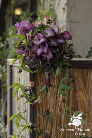 カラーとバンダのブーケ